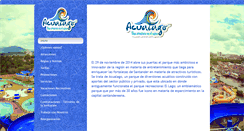 Desktop Screenshot of parqueacualago.com